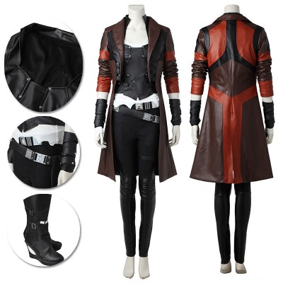 Gamora Cosplay Costume of Guardians of the Galaxy 2 Suit