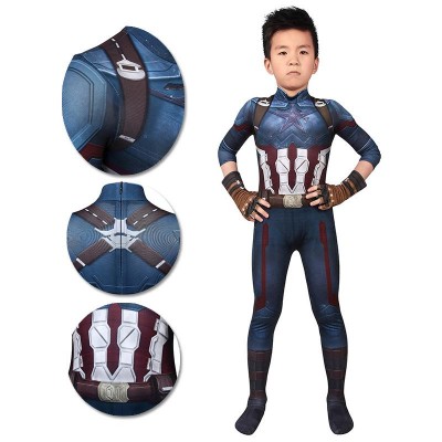 Gifts For Kids Captain America Cosplay Costumes Avengers3 Infinity War Cosplay Suit