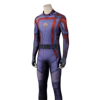 Guardians of the Galaxy 3 Cosplay Costume Star Lord Peter Quill Spandex Bodysuit