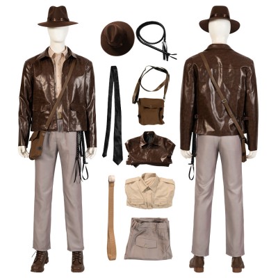Indiana Jones Cosplay Costumes Dr Jones Top Level Suits