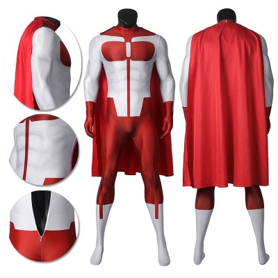Invincible Omni-Man Cosplay Costume Nolan Grayson Spandex Suit