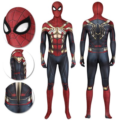 Iron Spider-man 3 No Way Home Cosplay Costume 3D Printed Jumpsuits