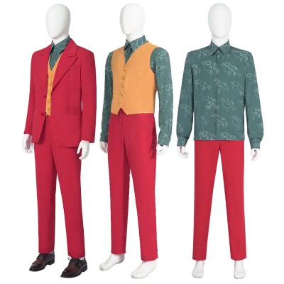 Jack Napier Cosplay Costumes Red Edition Suits