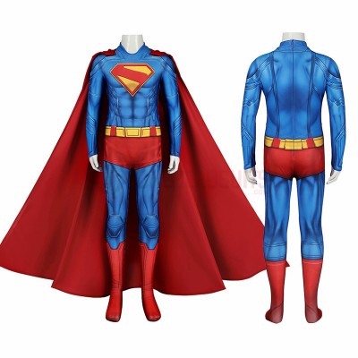 Kids 2025 Clark Kent Legacy Cosplay Costumes Superhero Halloween Suit