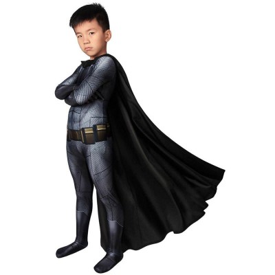 Christmas Gifts For Kids Bruce Wayne Cosplay Costume Children Bruce Wayne Cosplay Suit With Cloak