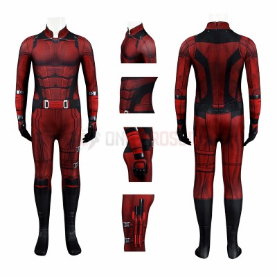 Kids Daredevil Matt Murdock Cosplay Costumes Daredevil Born Again S1 Halloween Suit