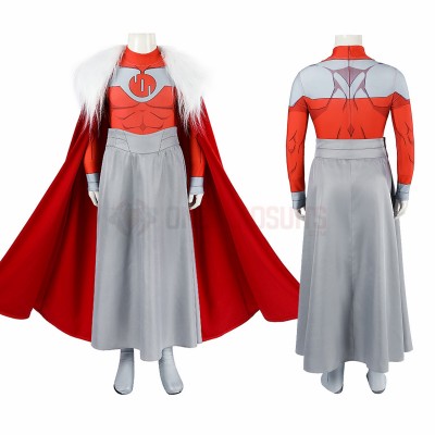 Kids Invincible Cosplay Costumes Thragg Halloween Suit