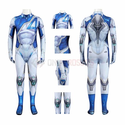 Kids Mister Fantastic Cosplay Costumes Marvel Rivals Halloween Suit