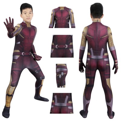 Kids She-Hulk Daredevil Cosplay Costumes Halloween BodySuit