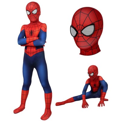 Kids Ultimate Spider-Man Suit SuperHero Cosplay Costumes For Children