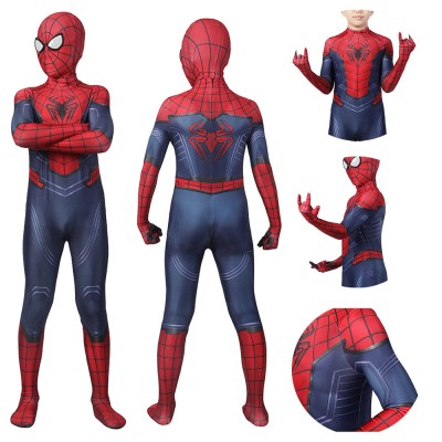 Kids Avenger Spiderman Cosplay Costumes Halloween BodySuit