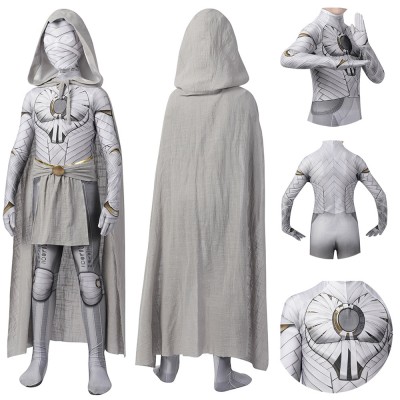 Kids Moon Knight Cosplay Costume Halloween BodySuit