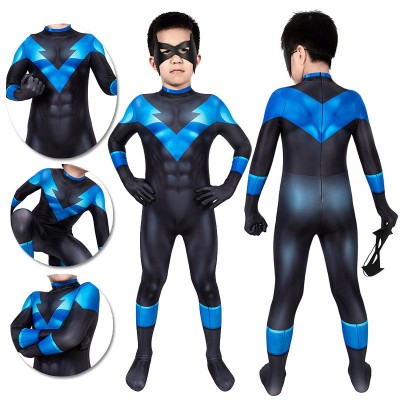 Kids Nightwing Cosplay Suit Creative Gifts for Children