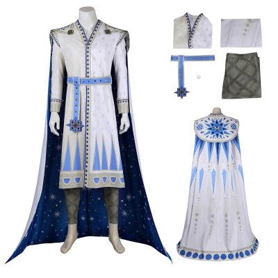 Wish King Magnifico Cosplay Costumes White Suits with Cloak
