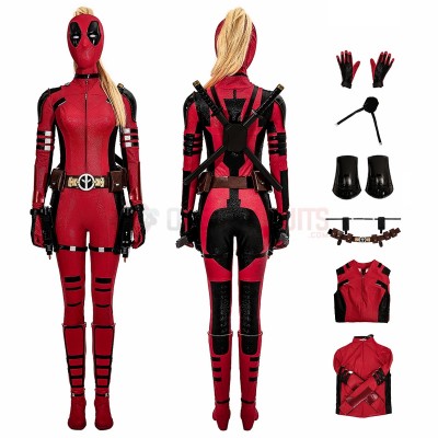 Lady Deadpool Cosplay Costumes Deadpool 3 Female Top Level Suits Ver.2