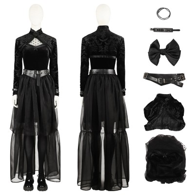 Lisa Frankenstein 2024 Cosplay Costumes Lisa Swallows Top Level Suits