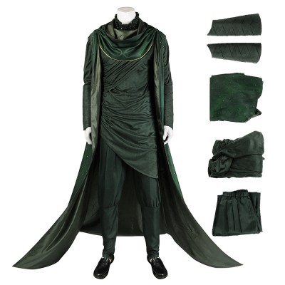 Loki God of Stories Cosplay Costumes Loki S2 Green Suits