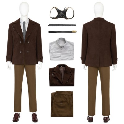 Loki Season 2 Cosplay Costumes Loki Brown Top Level Suits