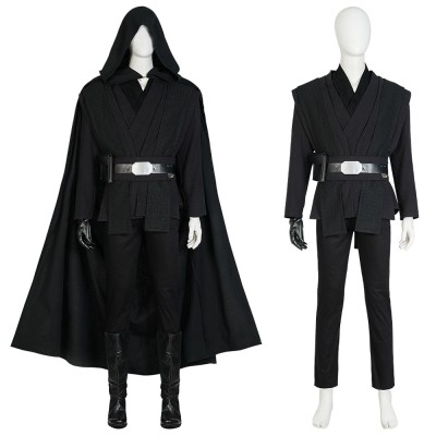 Luke Skywalker Cosplay Costumes Star Wars Top Level Black Suits