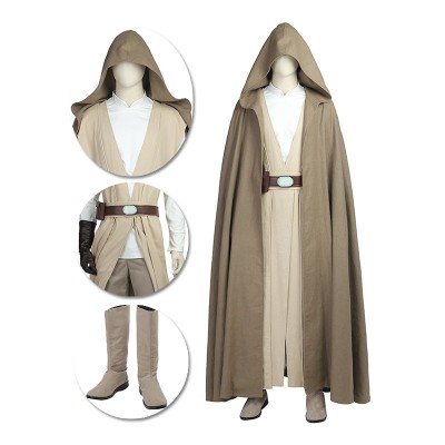 Luke Skywalker Cosplay Costumes The Last Jedi Movie Level Suits