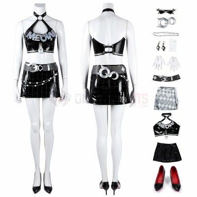 Marvel Rivals Cosplay Costumes Black Cat Urban Predator Skin Leather Suits