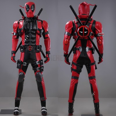 Marvel Rivals Deadpool Cosplay Costumes Wade Wilson Leather Upgraded Suits