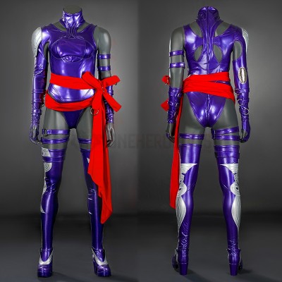 Marvel Rivals Psylocke Cosplay Costumes Kwannon Halloween Female Suits