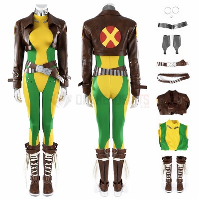 Marvel Rivals Rogue Cosplay Costumes Anna Marie Suits