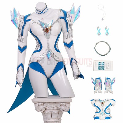 Marvel Rivals White Queen Cosplay Costumes Emma Frost Top Level Suits
