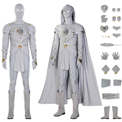 Moon Knight Marc Spector Cosplay Costumes Top Level Suits