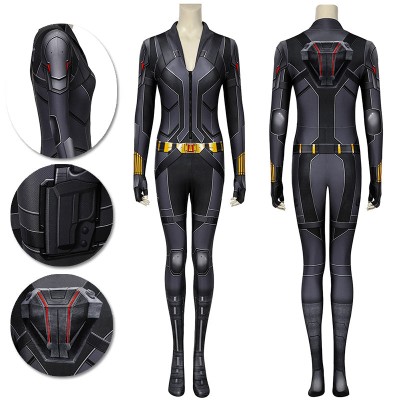 Natasha Romanoff Spandex Black Cosplay Costumes Black Widow 3D Printed Cosplay Suit