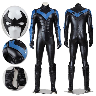 Night-wing Dick Grayson Cosplay Costume Bruce Wayne Movie Suit