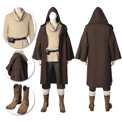 Obi Wan Kenobi Cospaly Costume Star Wars Suit