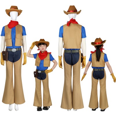 Princess Peach Showtime Cowgirl Peach Cosplay Costumes Halloween Gifts for Girls