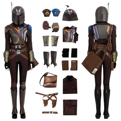Sabine Wren Cosplay Costumes Star Wars Ahsoka Top Level Suits