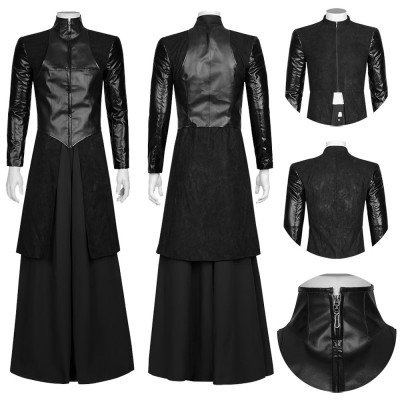 Sandman Cosplay Costumes Morpheus Top Level Black Suits