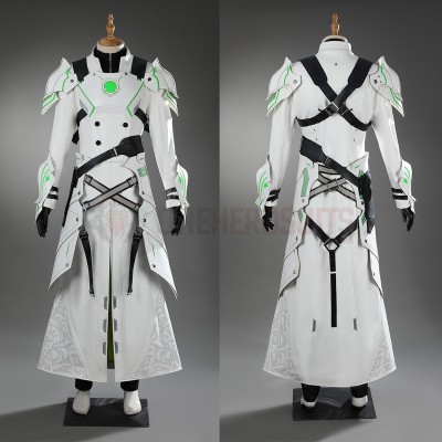 Sephiroth Lifestream White Suit FF7 Ever Crisis Cosplay Costume