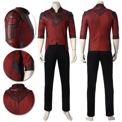 Shang-Chi Cosplay Costume Shang-Chi Ver.2 Red Cosplay Suit