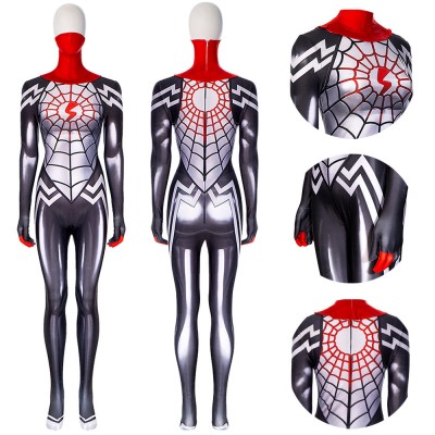 Silk Cindy Moon Cosplay Costumes Female Spiderman Bodysuit