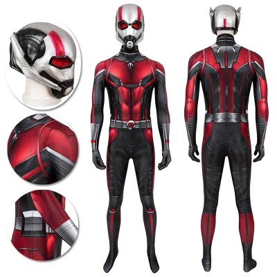 Spandex Ant-Man Cosplay Suit Detail Printed Edition