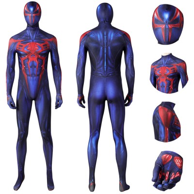 Spider-Man 2099 Cosplay Costume Spiderman Spandex Bodysuit
