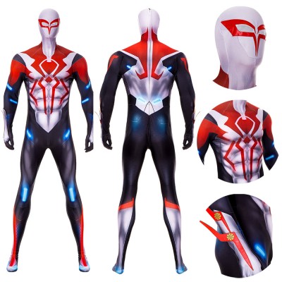 Spiderman 2099 Cosplay Costumes V3 Edition Bodysuits