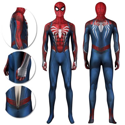 Spiderman 2 PS5 Cosplay Costumes Peter Parker Printed Jumpsuits