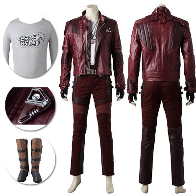 Star Lord Peter Quill Cosplay Costume Guardians of the Galaxy 2 Suit