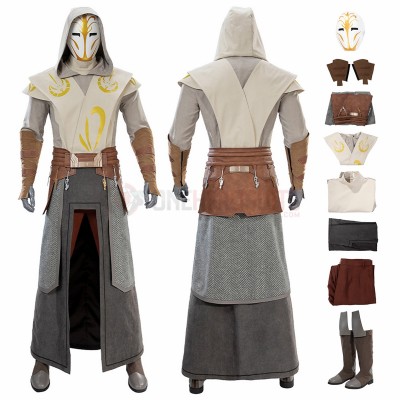 Star Wars Galaxy of Heroes Cosplay Costumes Jedi Temple Guard Suits Top Level