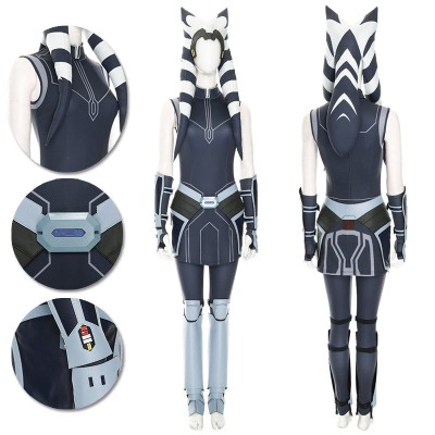Star Wars Clone Wars Cosplay Costumes Ahsoka Tano Cosplay Suit