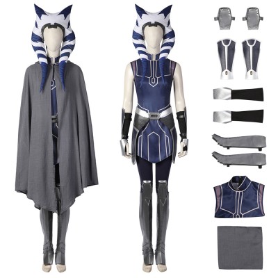 Star Wars The Clone Wars Cosplay Costumes Ahsoka Tano Cosplay Suits