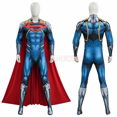 Superboy Prime Cosplay Costume Clark Kent Comic Spandex Bodysuit