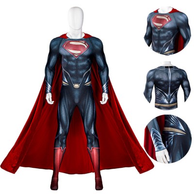 Clark Kent Cosplay Costumes Man Of Steel Clark Kent Cotton Jumpsuits