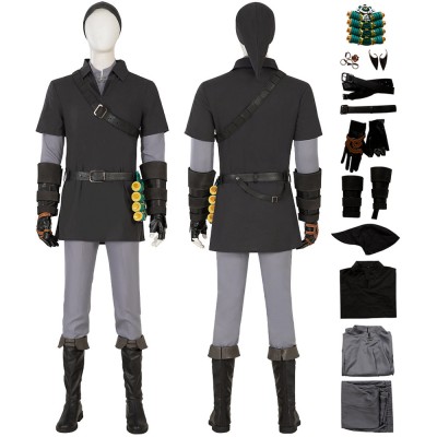 Tears of the Kingdom Cosplay Costumes Link Dark Suits